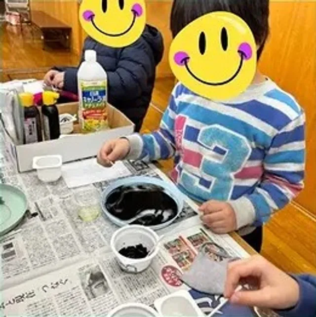 美術教室・科学実験開催